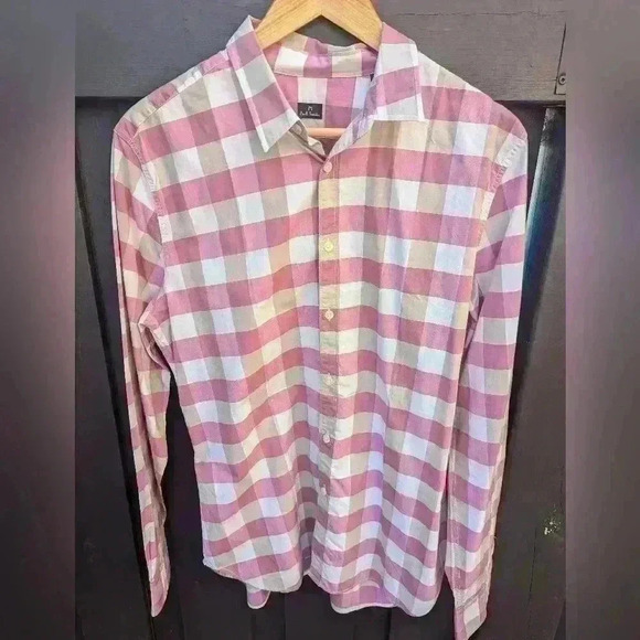 PS by Paul Smith Pink Button Down Shirt - size  large like new - Picture 2 of 9